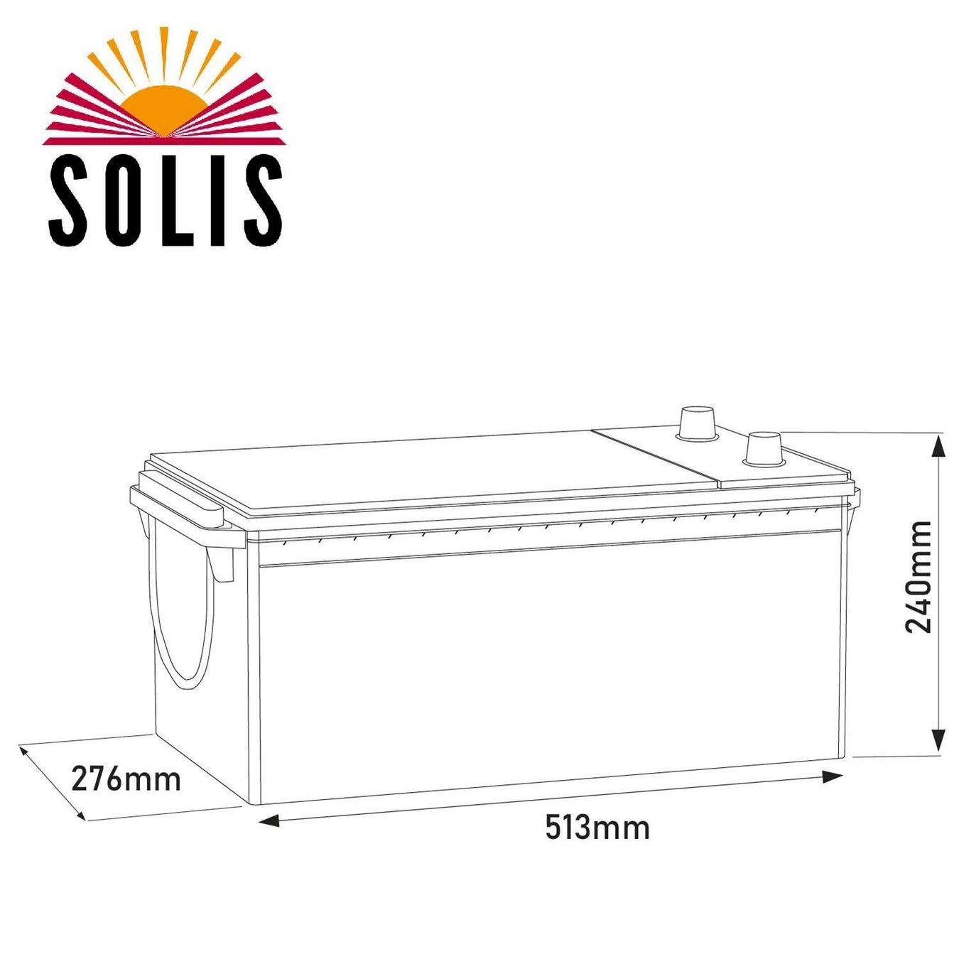 Solargeräte und Solarprodukte: SOLIS Solarbatterie SMF 280Ah 12V – Neu und originalverpackt aus Bottighofen von zaap 4