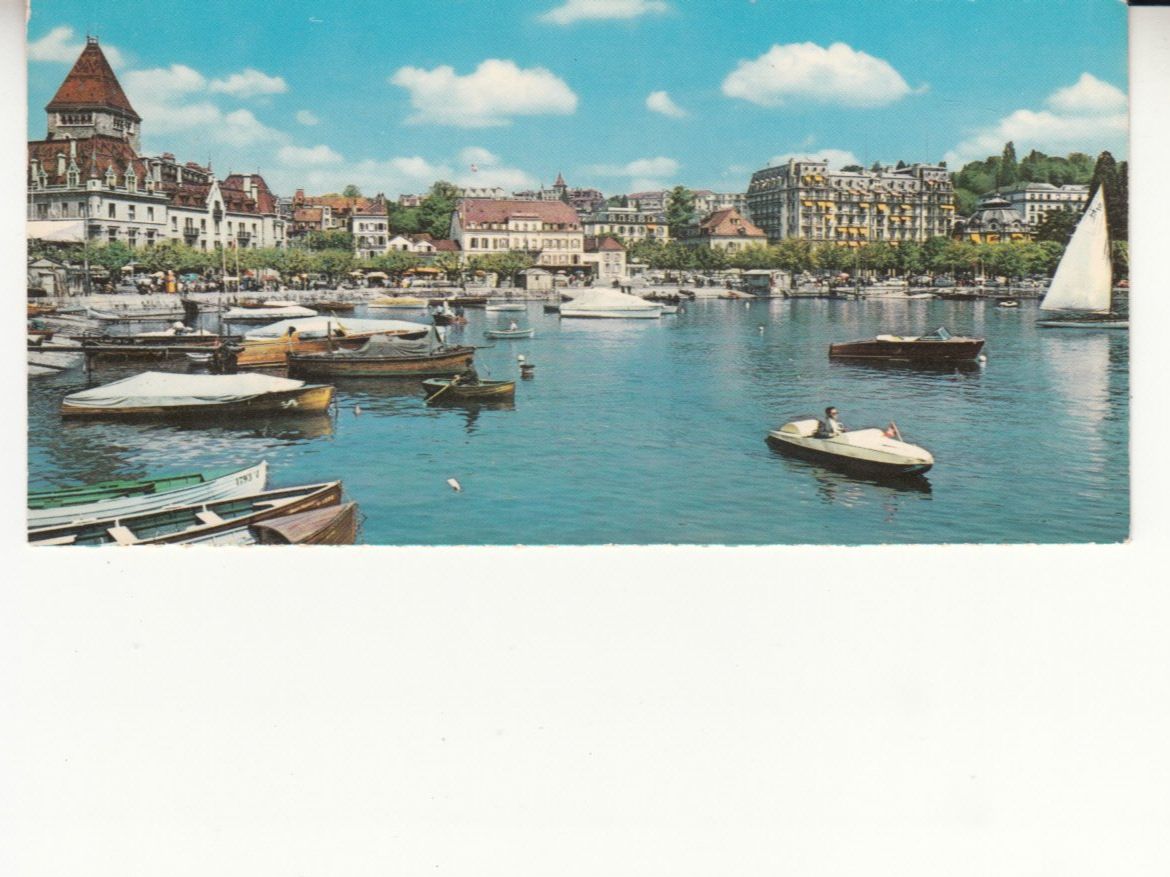 Ansichtskarten: Lausanne ca. 1950 – Gebraucht aus Bürglen TG von StampGraf