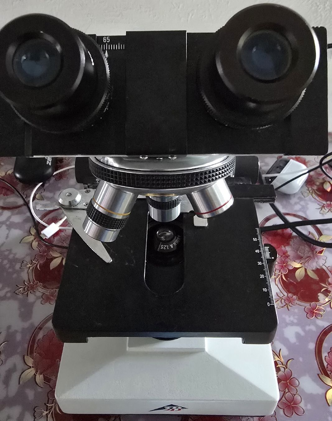 Mikroskopie: 3B Scientific Binocular Microscope Used Defekt model 300 – Defekt aus Studen BE von tha_dhp8 3