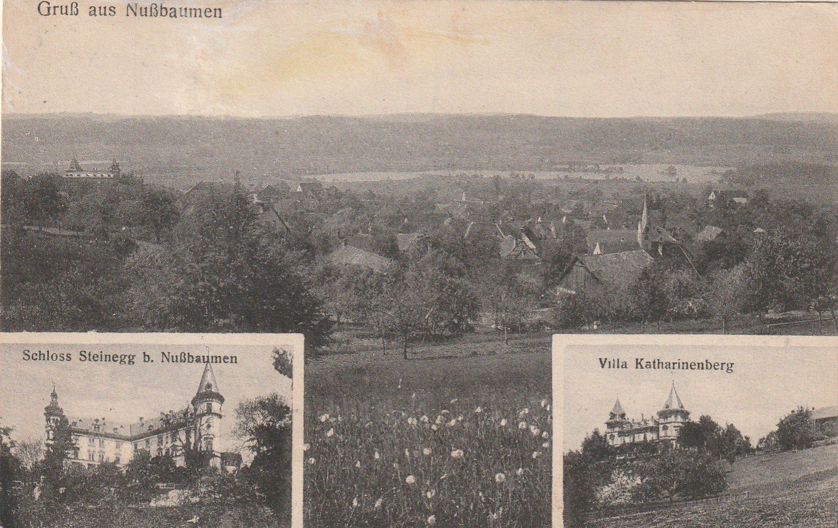 Cartes postales: Nussbaumen 3-bildrig – D'occasion à Rorschacherberg par fratovi2