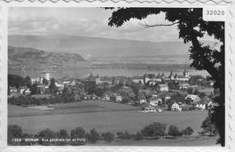 Morat - Vue generale lac et Vully