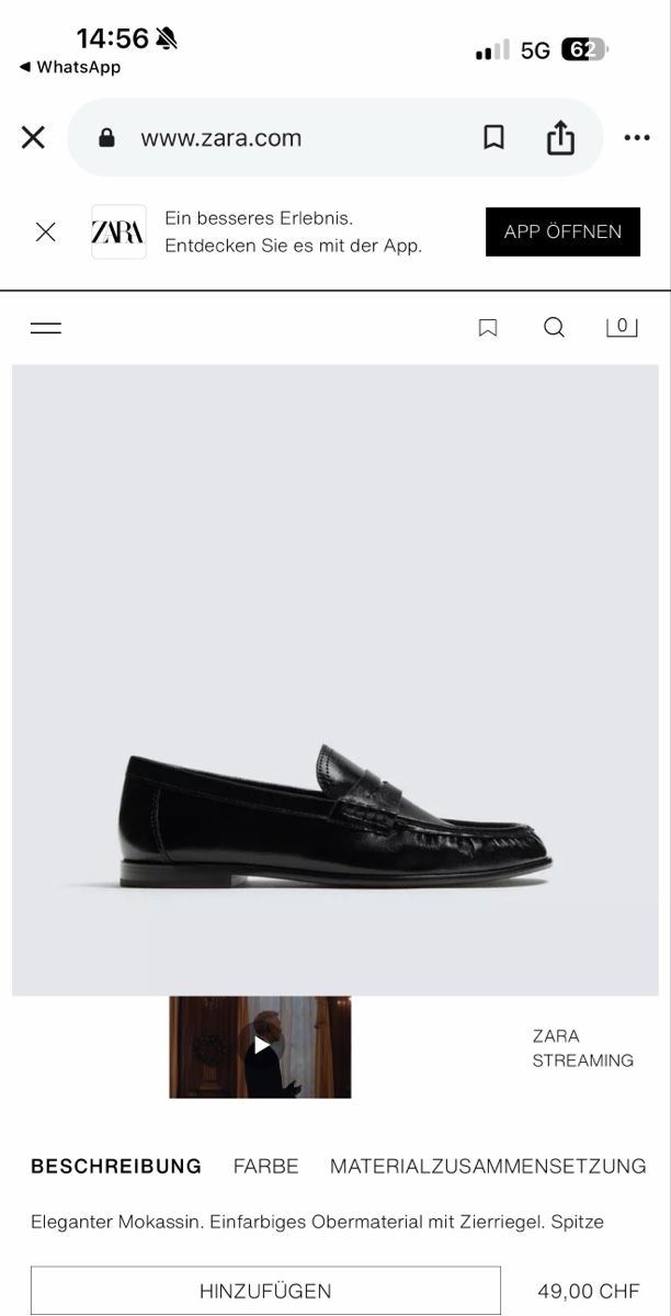 Zara Scarpe da uomo: Penny Loafer  Zara  – Nuovo (secondo la descrizione) da Lengnau AG venduto da Liirim