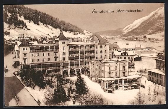 Cartes postales: Davos, Ansicht vom Sanatorium Schweizerh – D'occasion à Berlin par bartko-reher