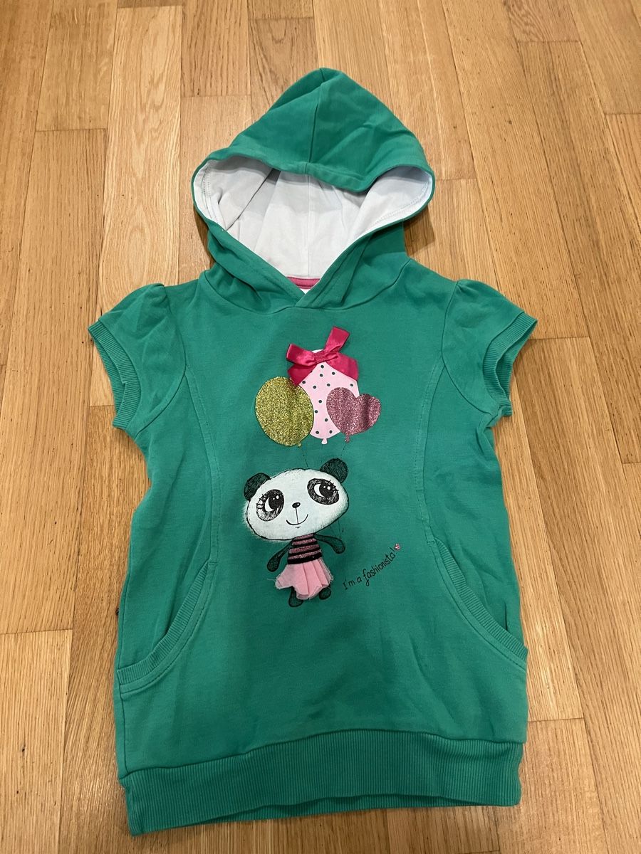 Camicette, T-shirt & Top: Panda Shirt mit Kapuze 104 – Usato da Zürich venduto da Gabi_78