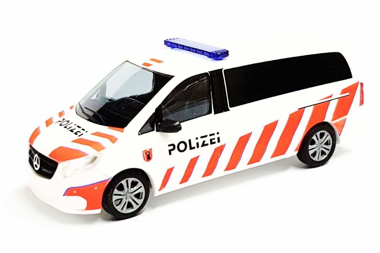 Mercedes-Benz Modellini d'auto: 1:87 MB Vito Kantonspolizei Glarus – Nuovo e nell'imballaggio originale da Affoltern am Albis venduto da Modellshop-8910