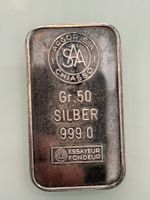 50 gramm silber barren