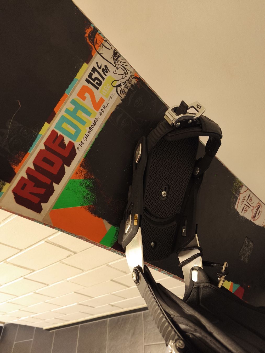 Ride Board: Snowboard RIDE DH2 157cm inkl. Bindung – Usato da Sitterdorf venduto da Samsonite 2