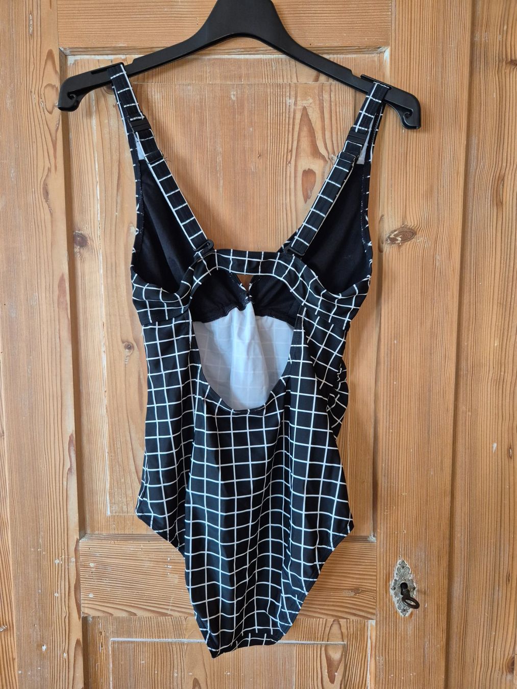 Costumi da bagno & Bikini: Umstands-Badeanzug schwarz mit Karo, Gr. M – Usato da Reinach AG venduto da scud-werfer17 1