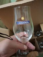 Bierglas Cardinal 20cl mit Stiel 6er Set neuwertig