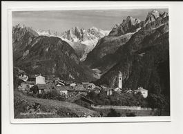 AK 1956 Soglio mit Scioragruppe 🏞️