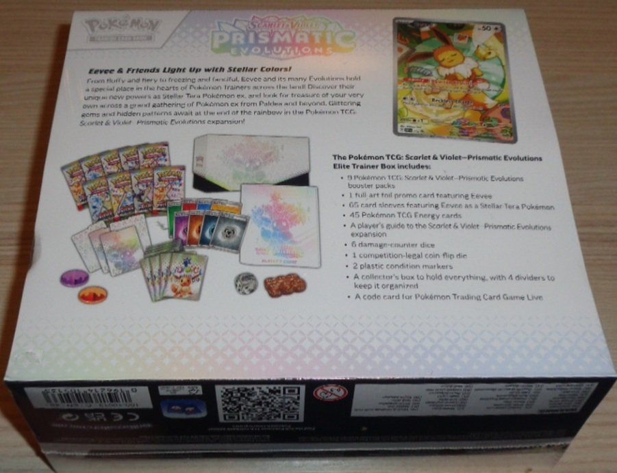 Pokémon Sammelbilder & Trading cards: Pokémon Prismatic Evolutions Elite Trainer Box (E) – Neu und originalverpackt aus Thun von Gameparadise 1