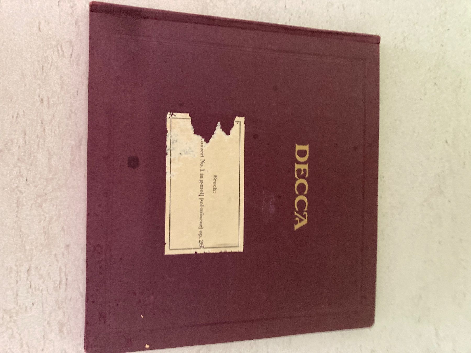 Dischi in vinile: Schellackplatte Bruch Konzert 1 Kulenkampff Decca Set – Usato da Hünenberg See venduto da mhm_7dg7