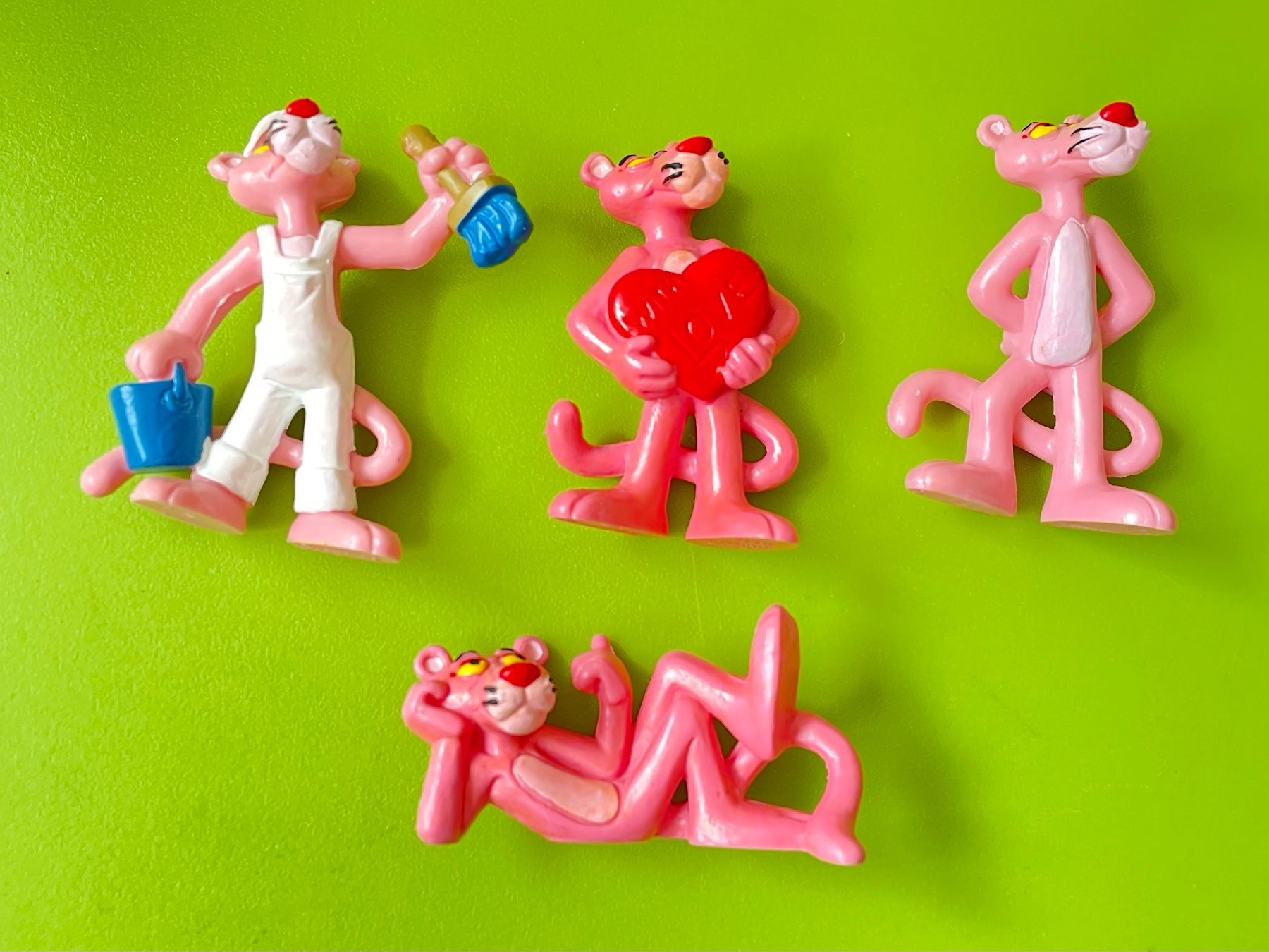 Bullyland Statuette: 4x Paulchen Panther Pink Panther Comic Figur 1983 Bully – Usato da Gossau SG venduto da entwederoder 2