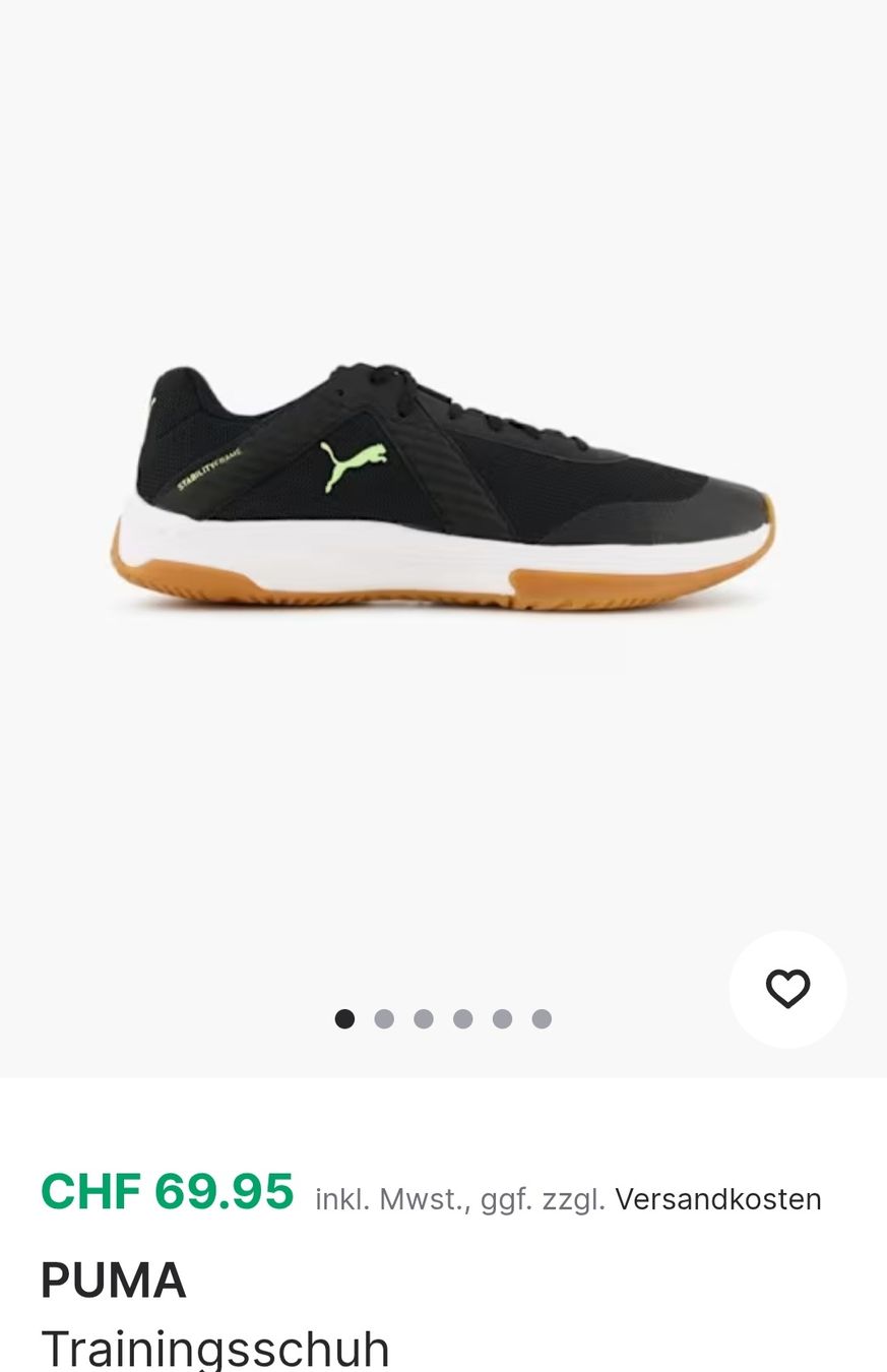 Scarpe da uomo: puma Hallenschuhe – Usato da Unterbäch VS venduto da Nifadi 1