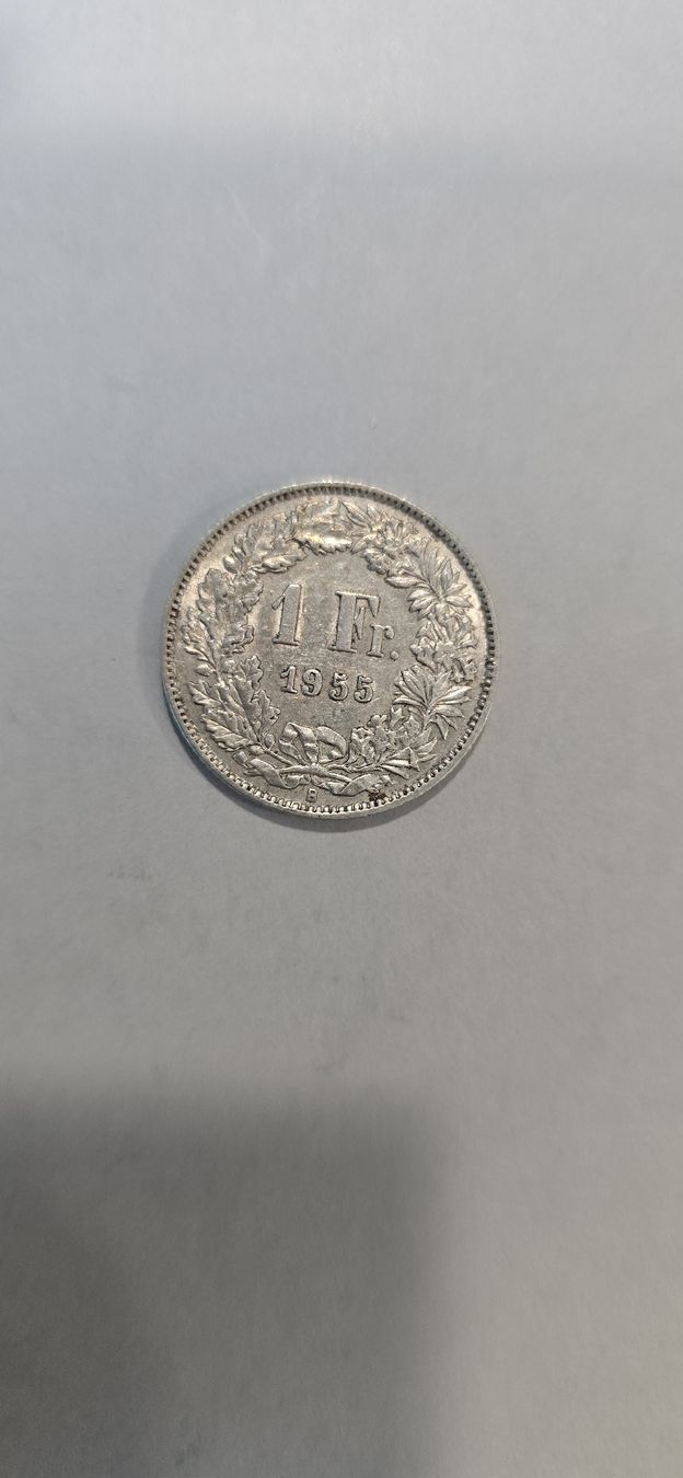 Alle Münzen: piece 1CHF 1955 – Gebraucht aus Fribourg von yan_z5fr