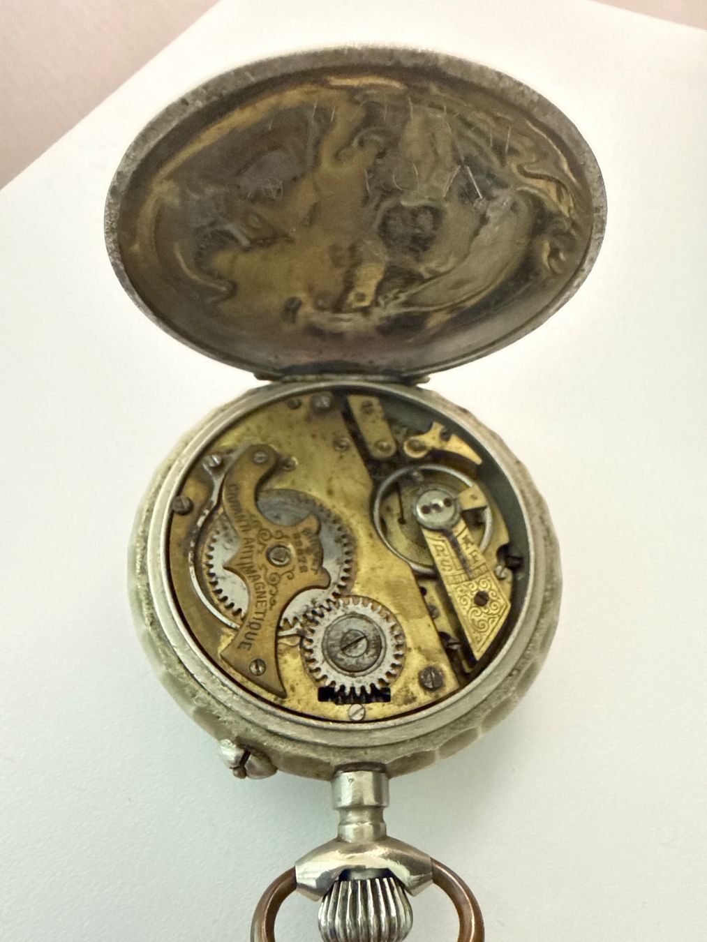 Roskopf Orologi: Rosskopf Taschenuhr läuft – Usato da Stadel venduto da amigo014 2