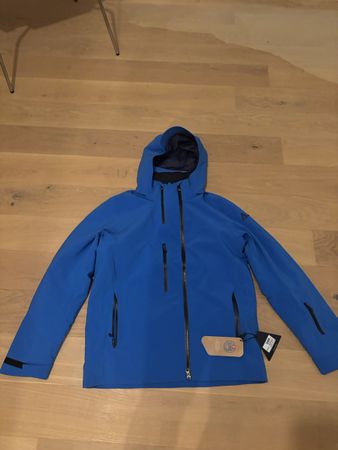 Neue, blaue Albright Herren-Skijacke, Grösse XL,