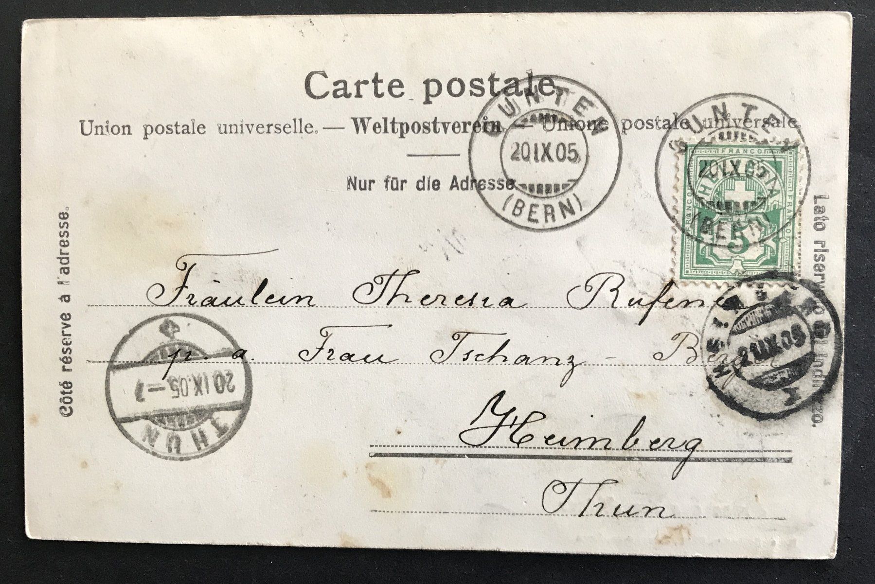 Cartoline postali: ANTIKE ANSICHTSKARTE – Usato da Ostermundigen venduto da Wyatt-Earp 1