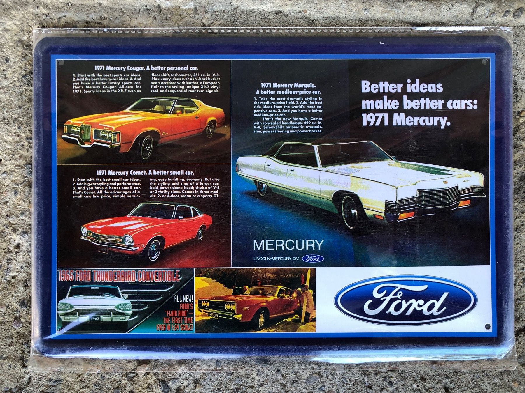 Ecriteaux: Ford mercury usa v8 Oldtimer classic – Neuf avec emballage d'origine à Reinach AG par rares75