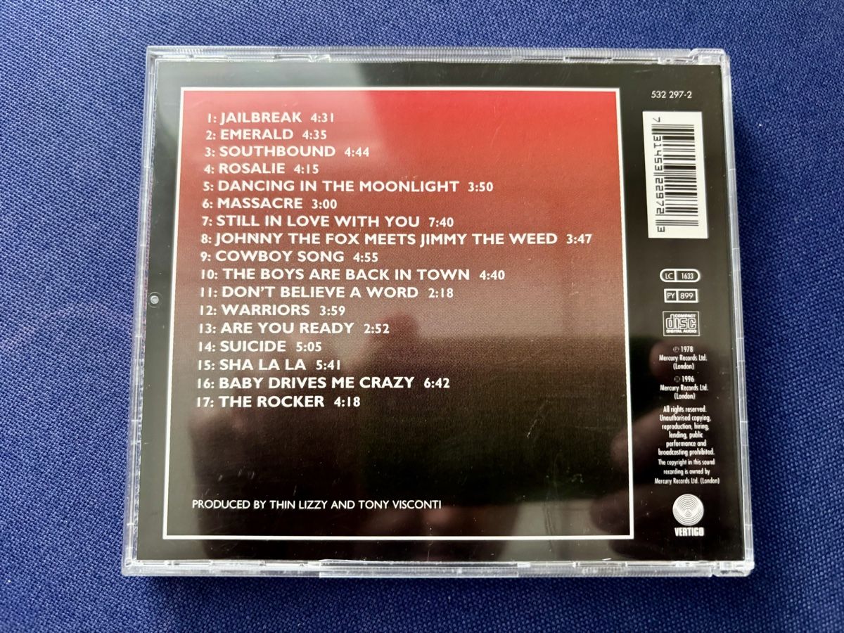 CD: 1 CD Thin Lizzy**Live and Dangerous** – Usato da Volketswil venduto da Car6 1