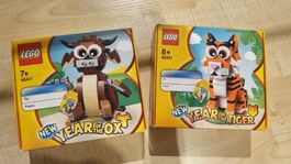LEGO Set 40417 & 40491 Jahr des Ochsen und Tiger, Neu!