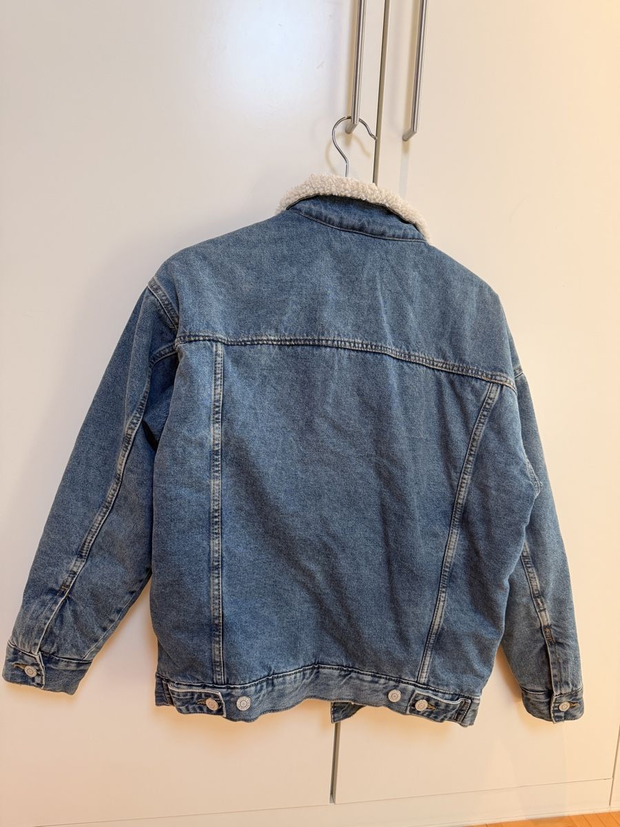 H&M Giacche: Jeans Jacke mit Teddyfutter, Grösse XS – Usato da Sempach venduto da ljnaelena 2