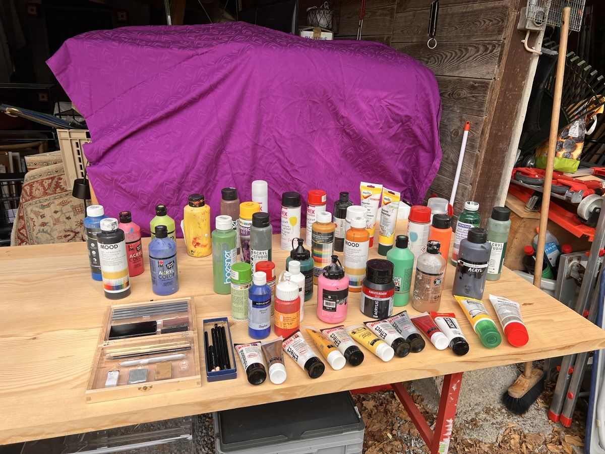 Colori: Malutensilien Farben und ... (6) – Usato da Glattfelden venduto da maa_qcj8