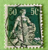  Nr.113 Sitzende Helvetia mit Schwert GESTEMPELT    