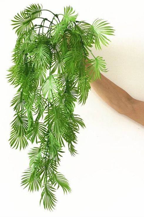 KooingTech Künstliche Palmenblätter - Realistische Deko Für Reptilien-Terrarien & Aquarien (25x25cm)