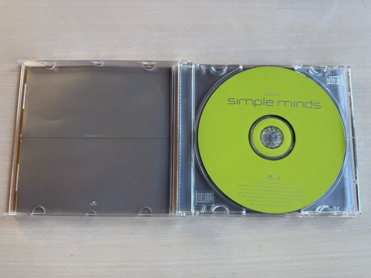 CDs: Simple Minds - Néapolis CD Album – D'occasion à Oberried Brienz par Chyara 2