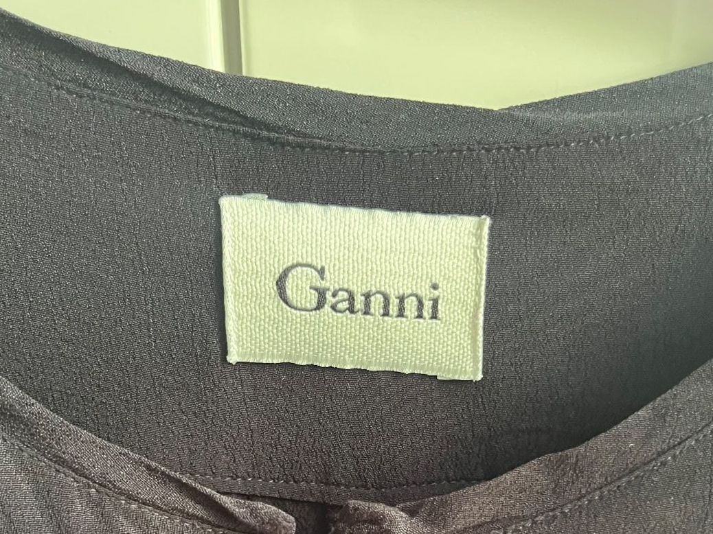 Ganni Camicette: Ganni schwarze Bluse (Gr. S) – Usato da Zürich venduto da east_on 4