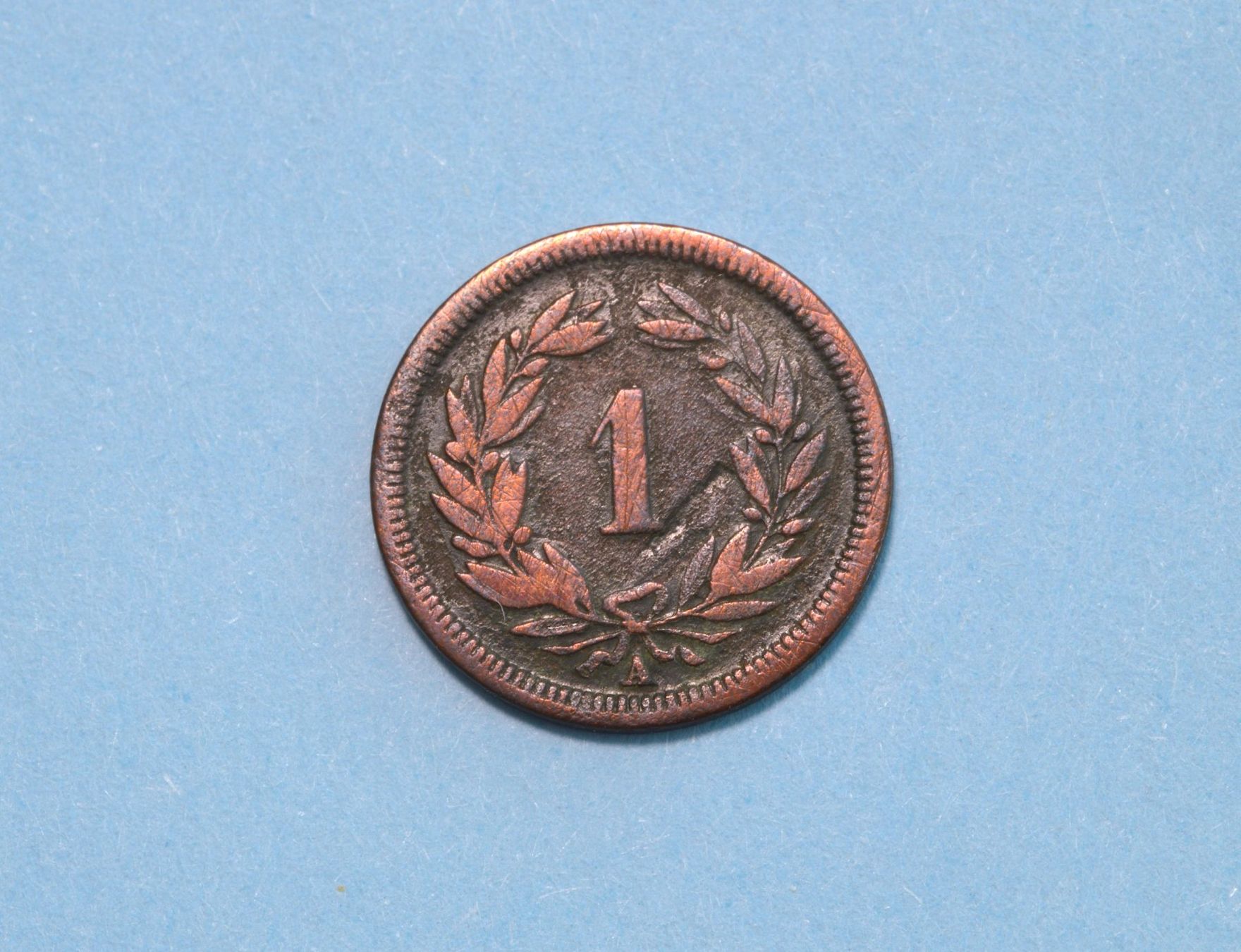 Toutes les monnaies: 1 Rappen 1851 – D'occasion à Oberglatt ZH par dil_85sh 1