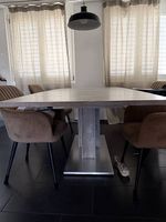 Esstisch Marmor Optik Grau