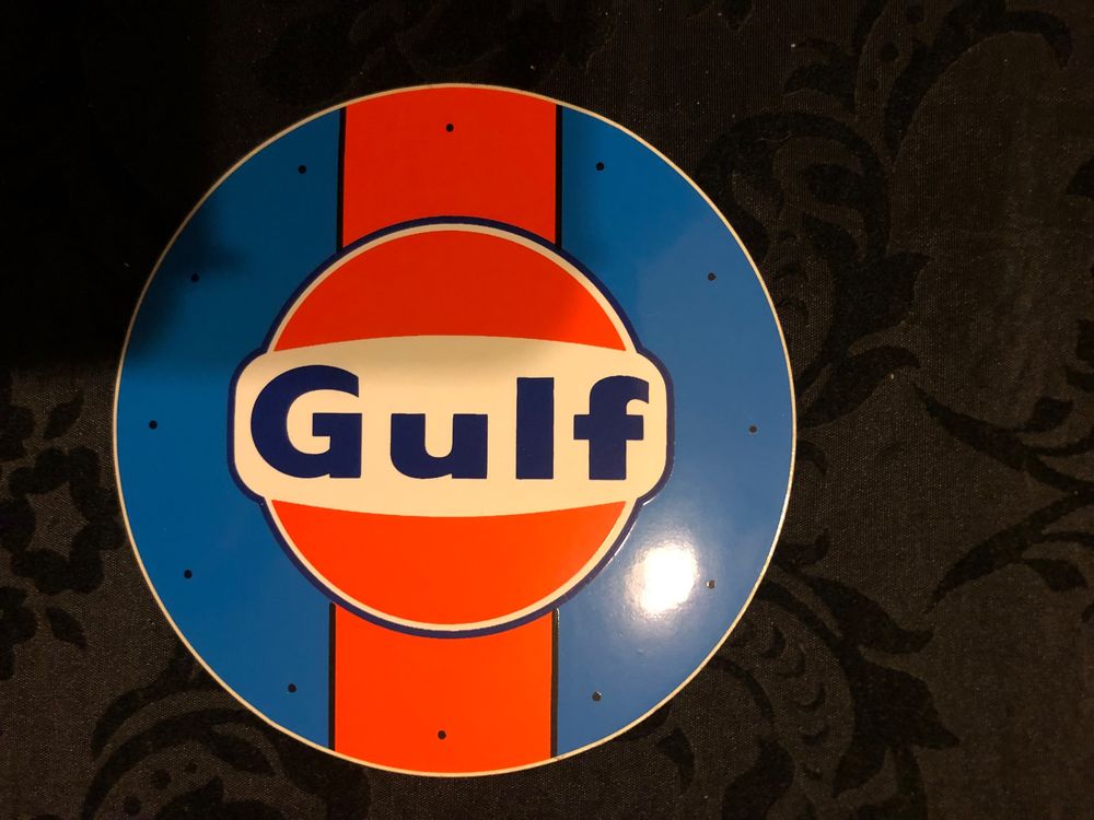 Gulf racing öl benzin Tankstelle 1