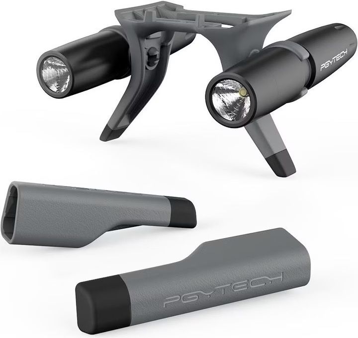 DJI Modellismo RC: Pgytech Landegestell Erweit. und Dual LED – Nuovo e nell'imballaggio originale da Neukirch / Egnach venduto da Taucher68