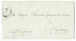 aa651/" Préphilatélie " 1802 ! Doc. officiel avec signatures
