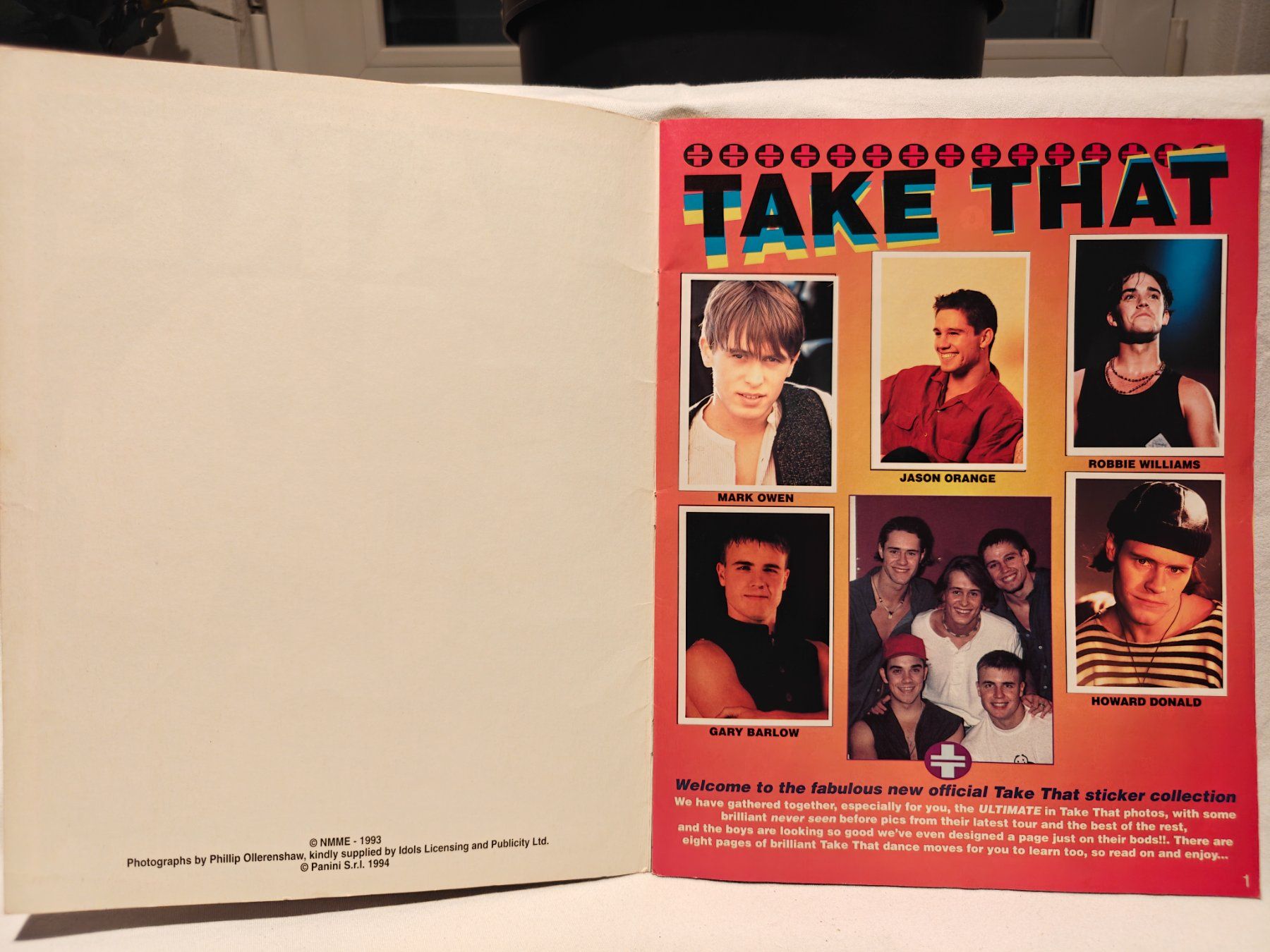 Panini Album: Panini Stickeralbum Take That 1994 – Usato da Gutenswil venduto da Vulcano21 1