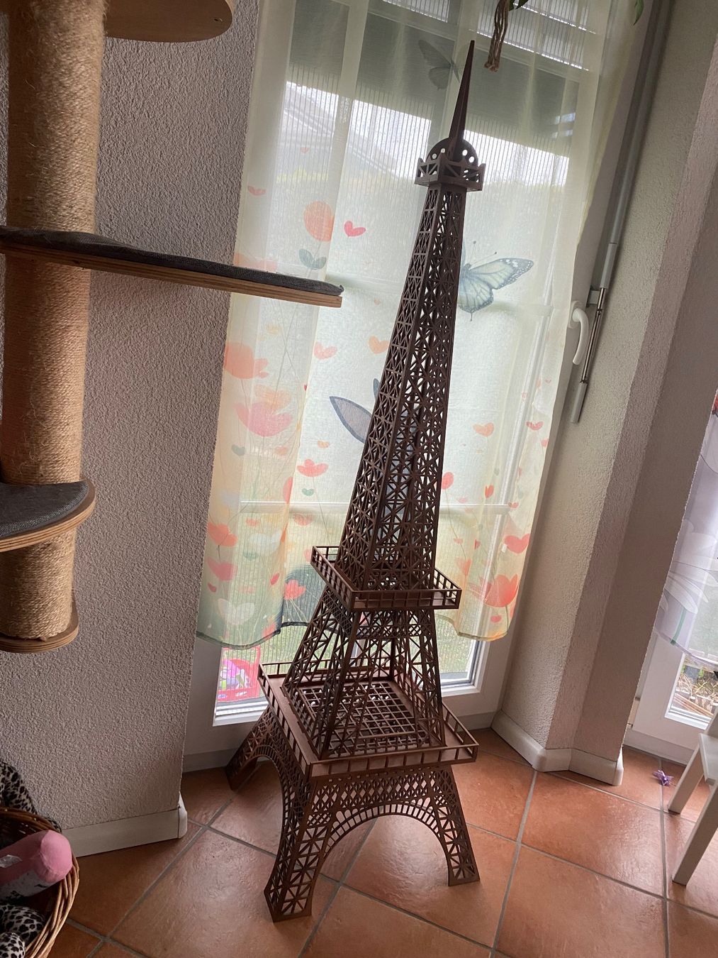 Tutte le decorazioni: Eiffelturm aus Holz, Deko, – Nuovo (secondo la descrizione) da Glashütten venduto da clheiniger 1