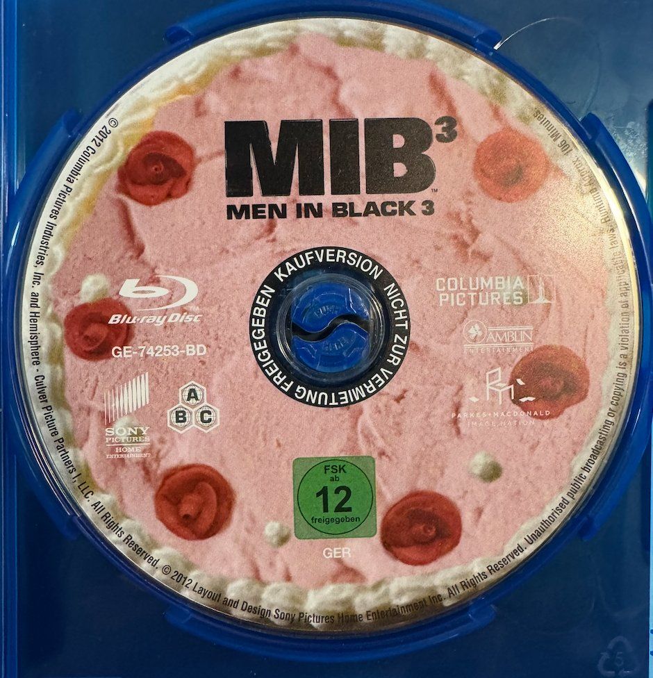 Tutti i DVDs: Blu-ray 3 Discs Set  MIB TRILOGY - MAN IN BLACK – Usato da Wisen venduto da gigisna 3