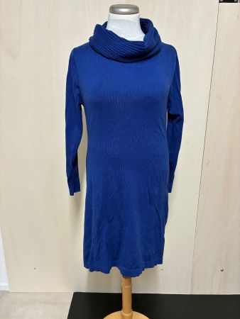 Blaues Pulloverkleid von She in Grösse 42