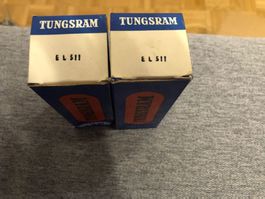 2x Antik  Radio/TV Röhren EL511