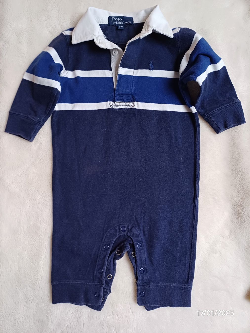 Ralph Lauren Strampler: RALPH LAUREN - JUMPSUIT - 9M - Grösse 74 – Gebraucht aus Würenlos von Abracadabra26