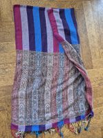 Étole d'hiver multicolore, chaude et confortable!