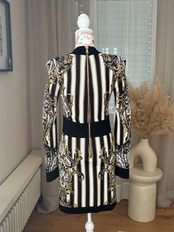 Balmain Vestiti: Balmain Multicolor Stripe Dress – Usato da Ehrendingen venduto da Nr.7 1