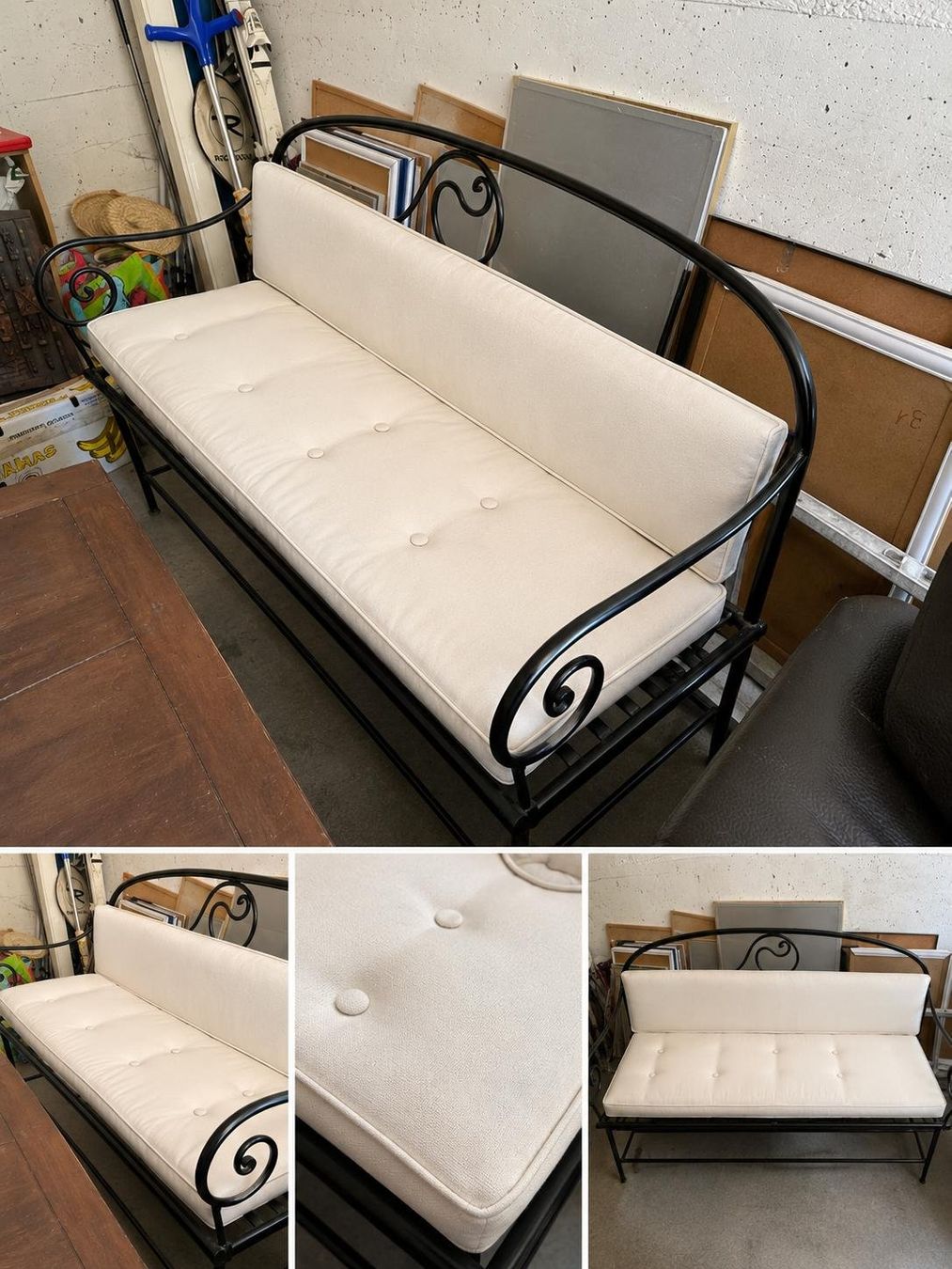 Sofas: Joli canapé en fer forgé – D'occasion à Pully par nab_bfg9