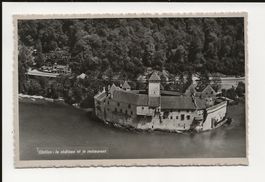 AK ca.1950 Schloss Chillon schöne Luftaufnahme