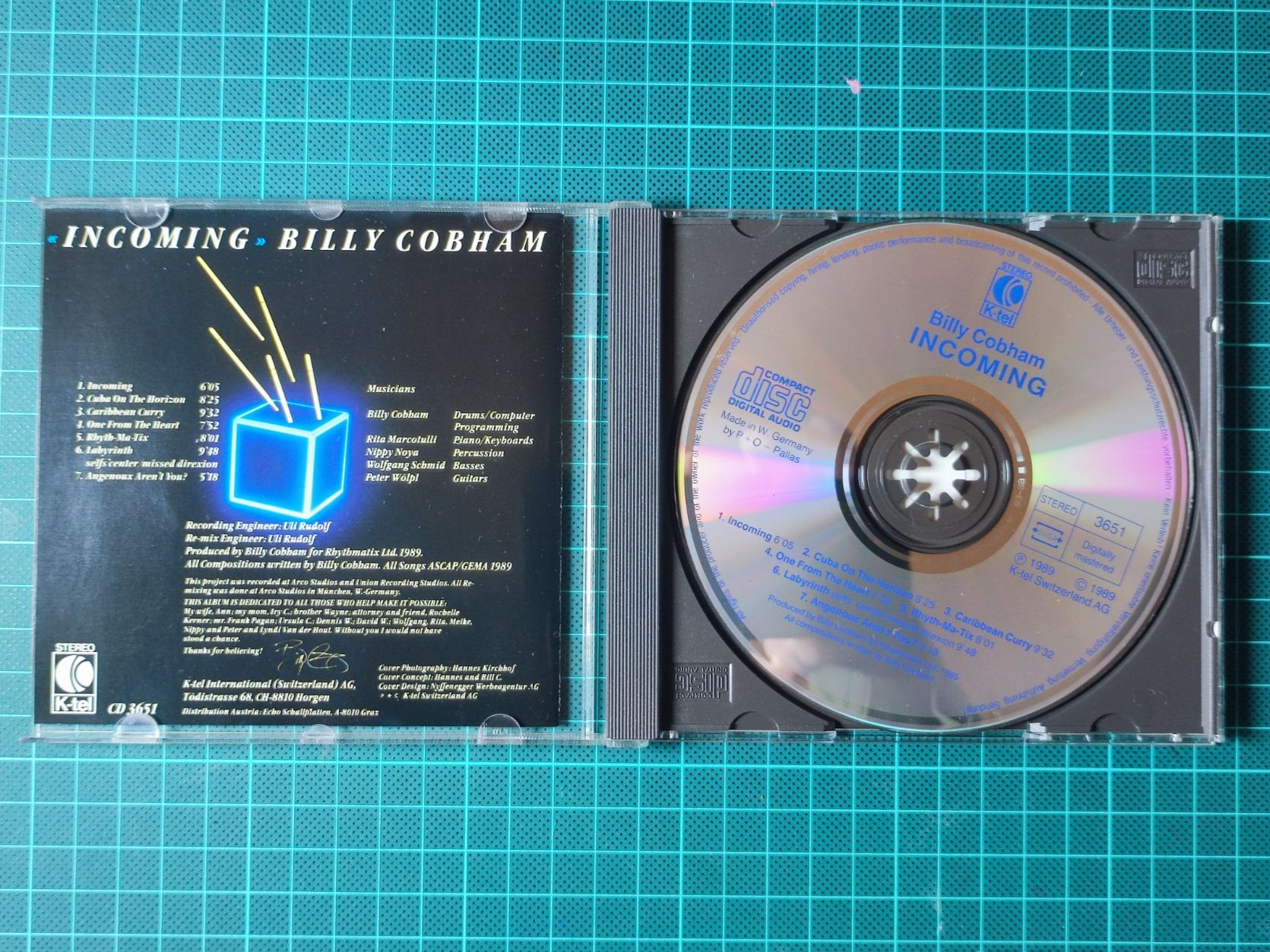 CDs: Billy Cobham – Incoming (CD) – Gebraucht aus Zürich von Max_Lindenbaum 1