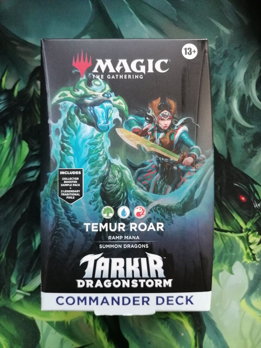 Magic The Gathering Carte collezionabili: MtG Tarkir Dragonstorm Temur Roar Commander ENG – Nuovo e nell'imballaggio originale da Basel venduto da BigFishBig