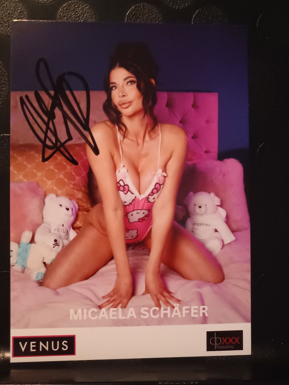 Autogramme: Micaela Schäfer - handsignierte Autogrammkarte – Gebraucht aus Menziken von Artographs