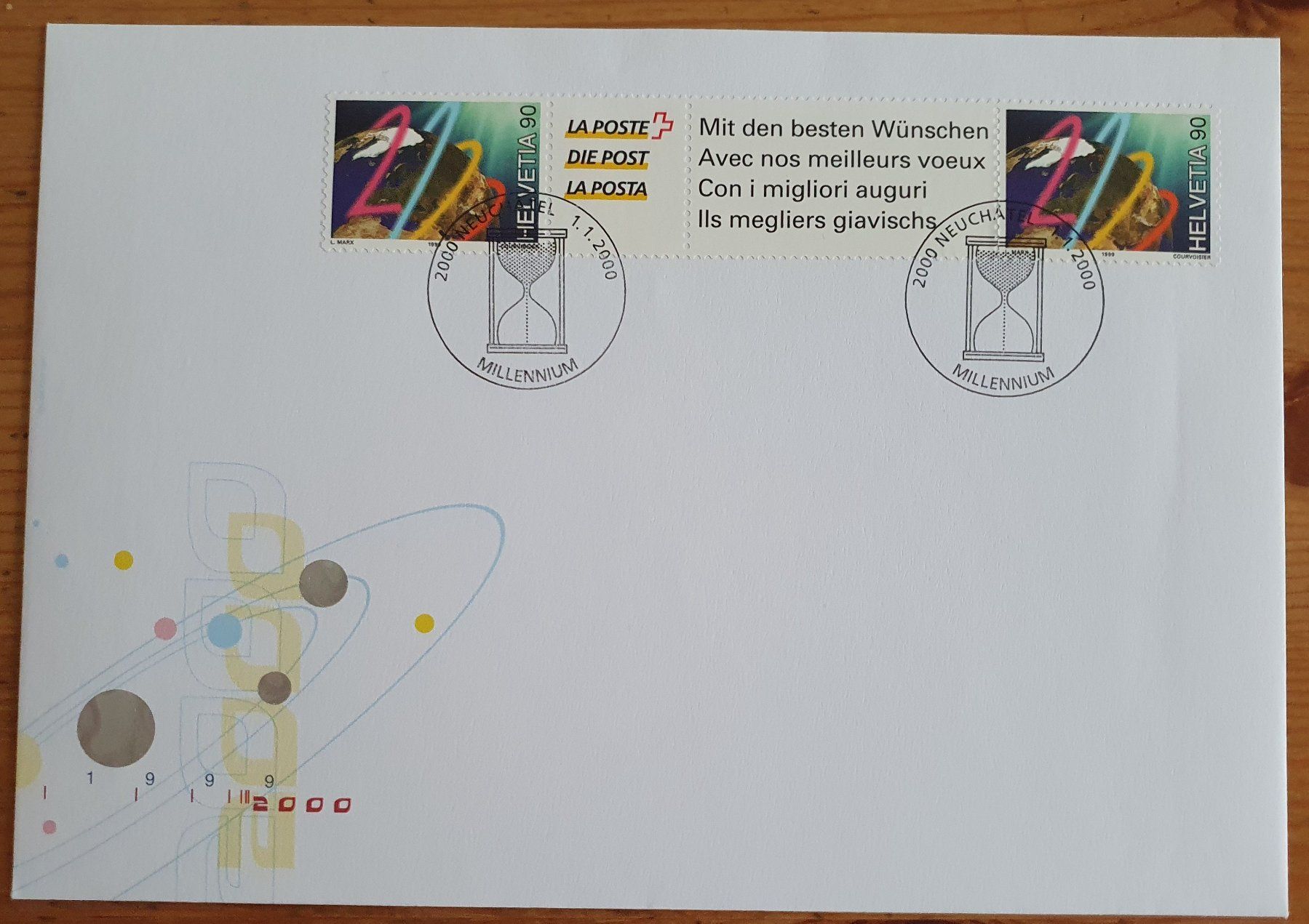 Alle Briefmarken: FDC Lot: Millenium 23.11.1999 /  11 Briefe – Gebraucht aus Dällikon von Minita 1